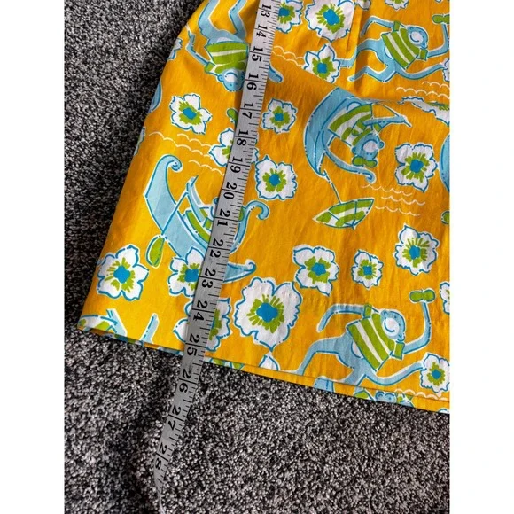 Lilly Pulitzer Sleeveless Mini‎ Dress V-Neck Monkey Print Yellow Size 4 NWT - Picture 12 of 12